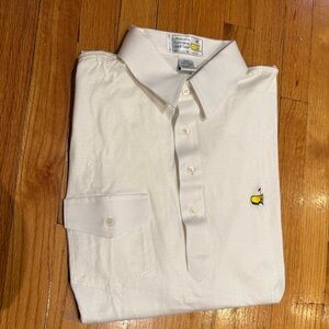 Authentic Masters Slazenger White collared shirt, size XL VINTAGE NWOT